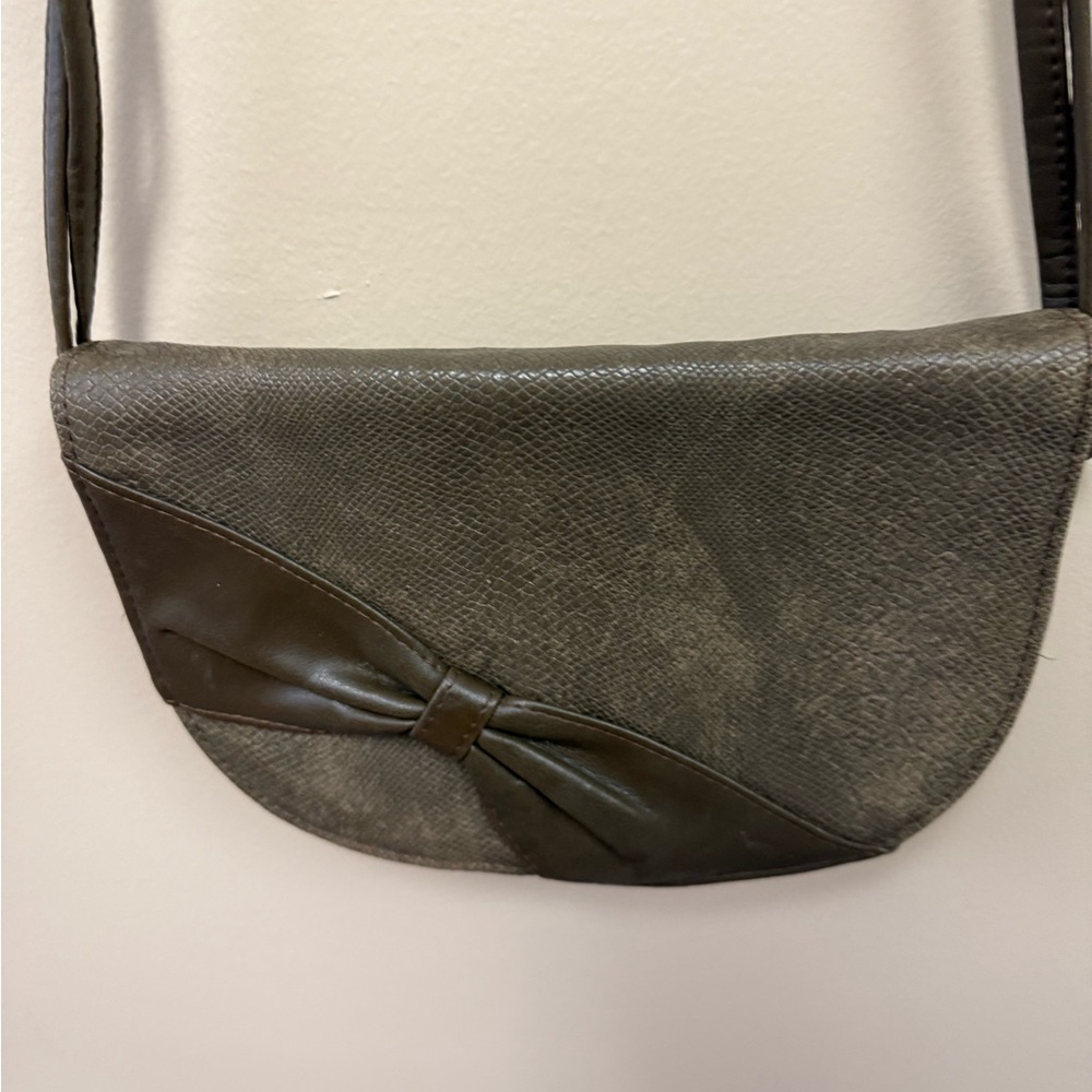 Source Unknown Brown Crossbody Bag Versatile Desi… - image 1